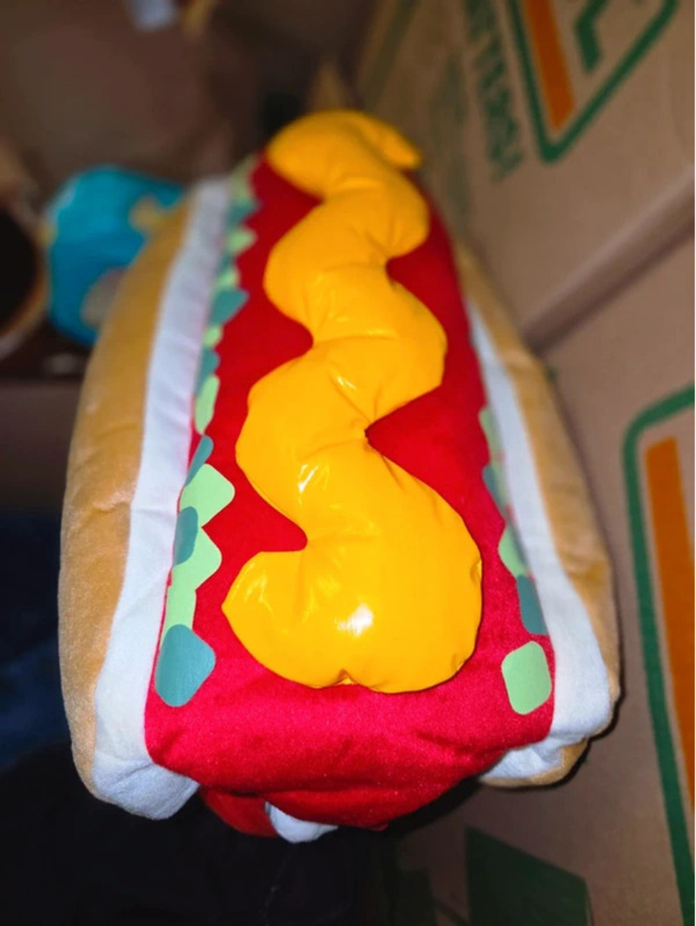 Hot dog pet costume
